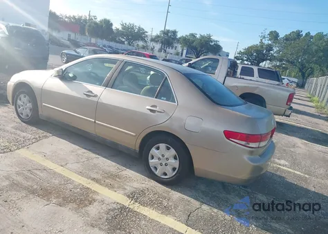 2004 Honda Accord 2.4 Lx из США, поврежденный, VIN 1HGCM56454A141799